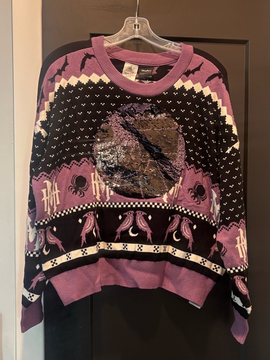 Disney Sweaters - Disney Her Universe Hatbox Ghost Sweater The Haunted Mansion Womens Medium NWT